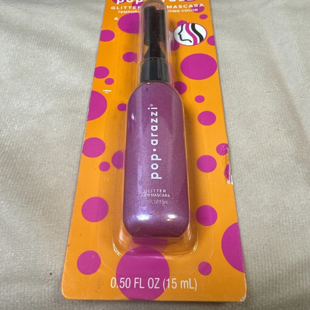 Pop-Arazzi Glitter Hair Mascara Pink‎